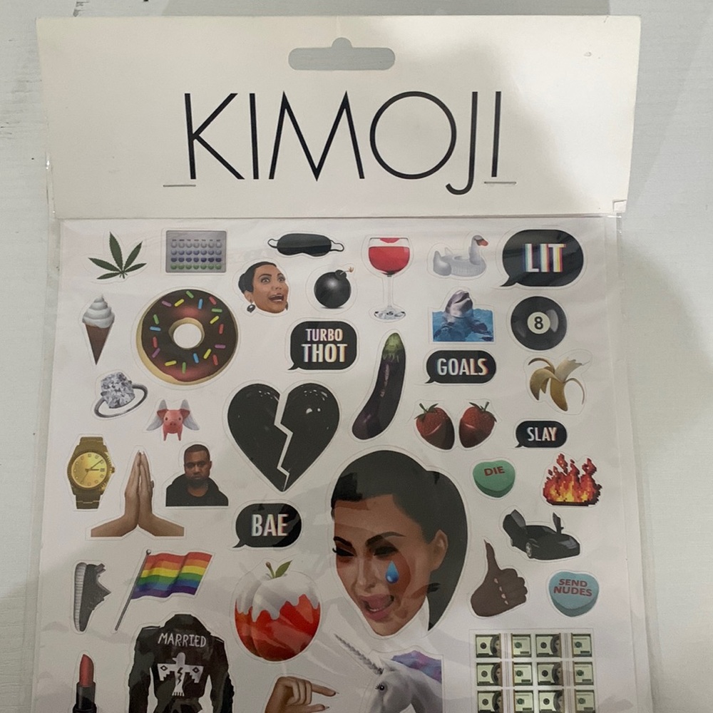 Kimoji sticker set